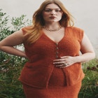 Fuzzy Sweater Vest image number null