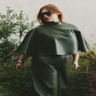 Faux Leather Cape Top image number null