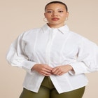 Button Up Cut Out Top image number null