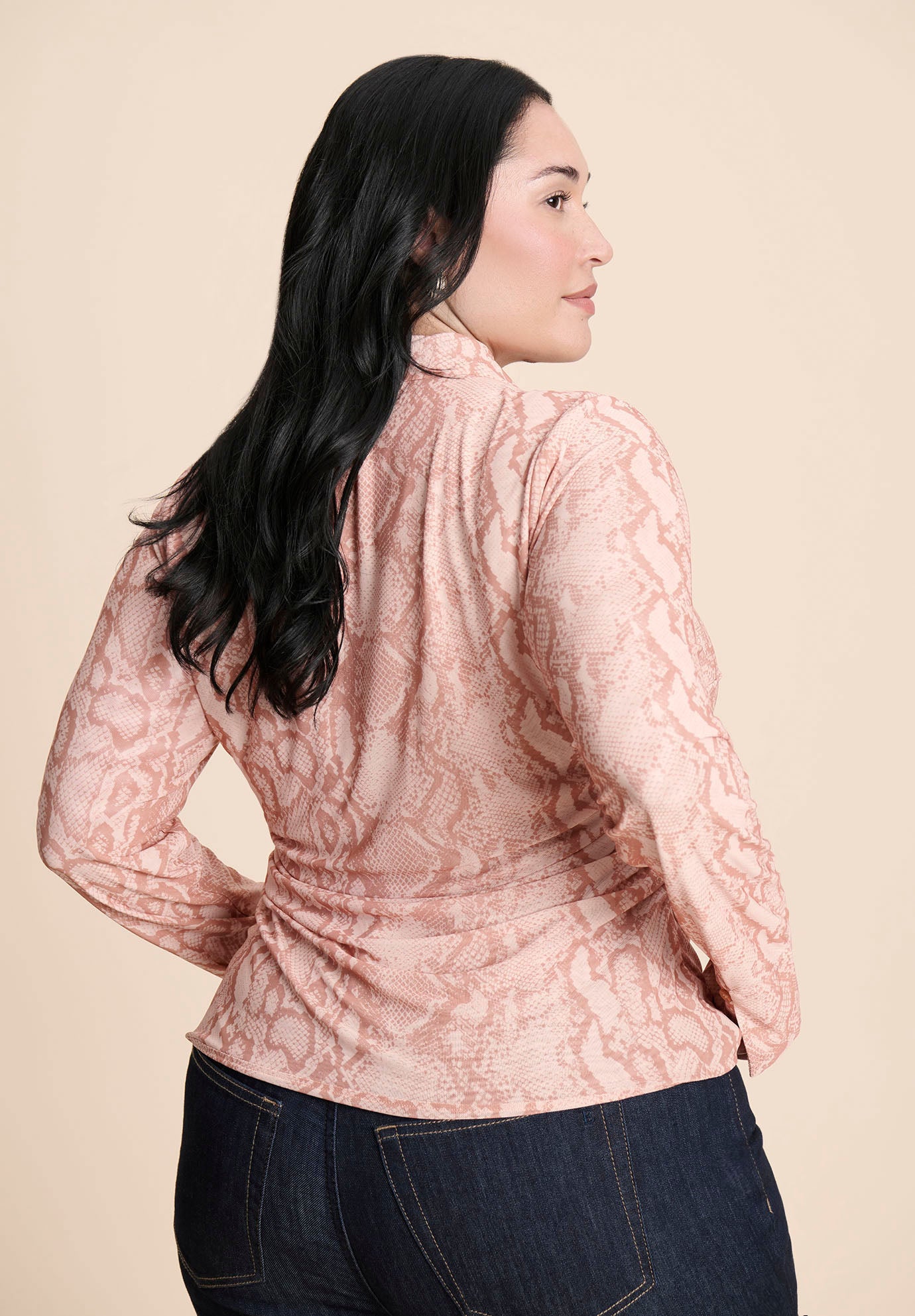 Printed Button Up Top image number 2