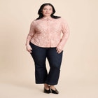 Printed Button Up Top image number null