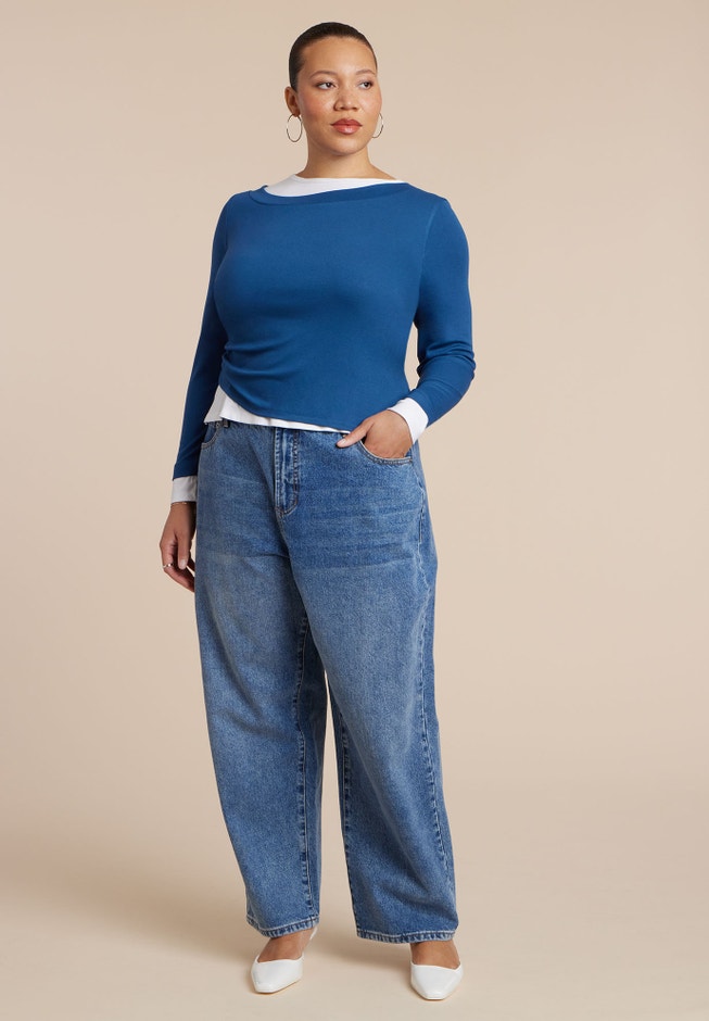 Layered Longsleeve Top image number 2