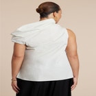 Draped Neck Sleeveless Top image number null