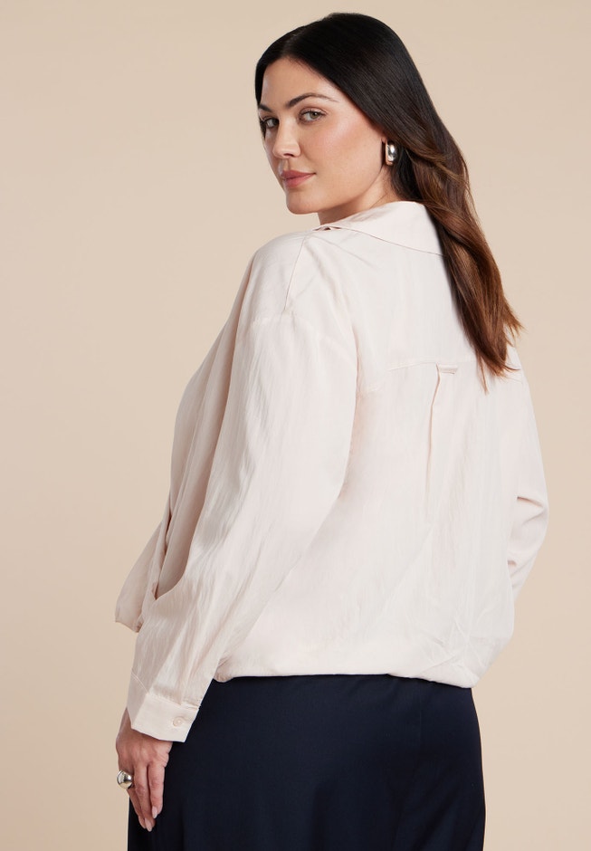 Surplice Collared Top image number 1