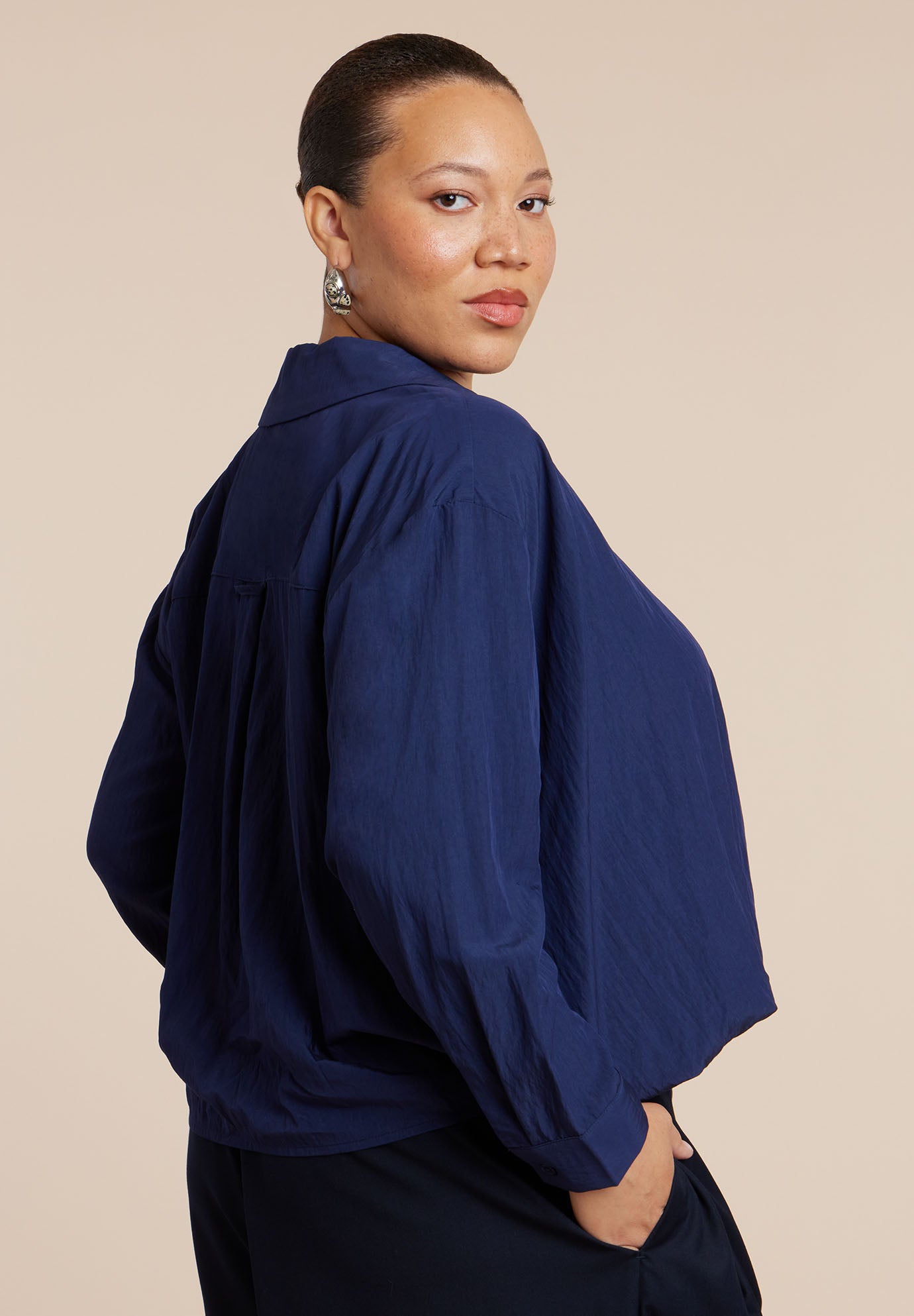 Surplice Collared Top image number 1