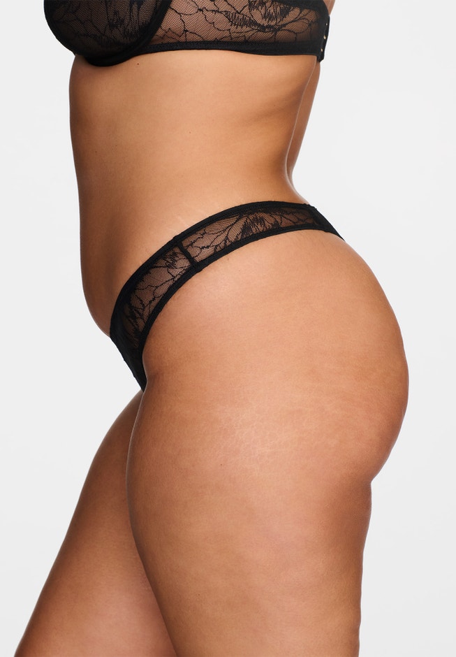 The Thong- Floral Lace image number 7
