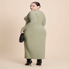 Zipper Front Maxi Dress image number null