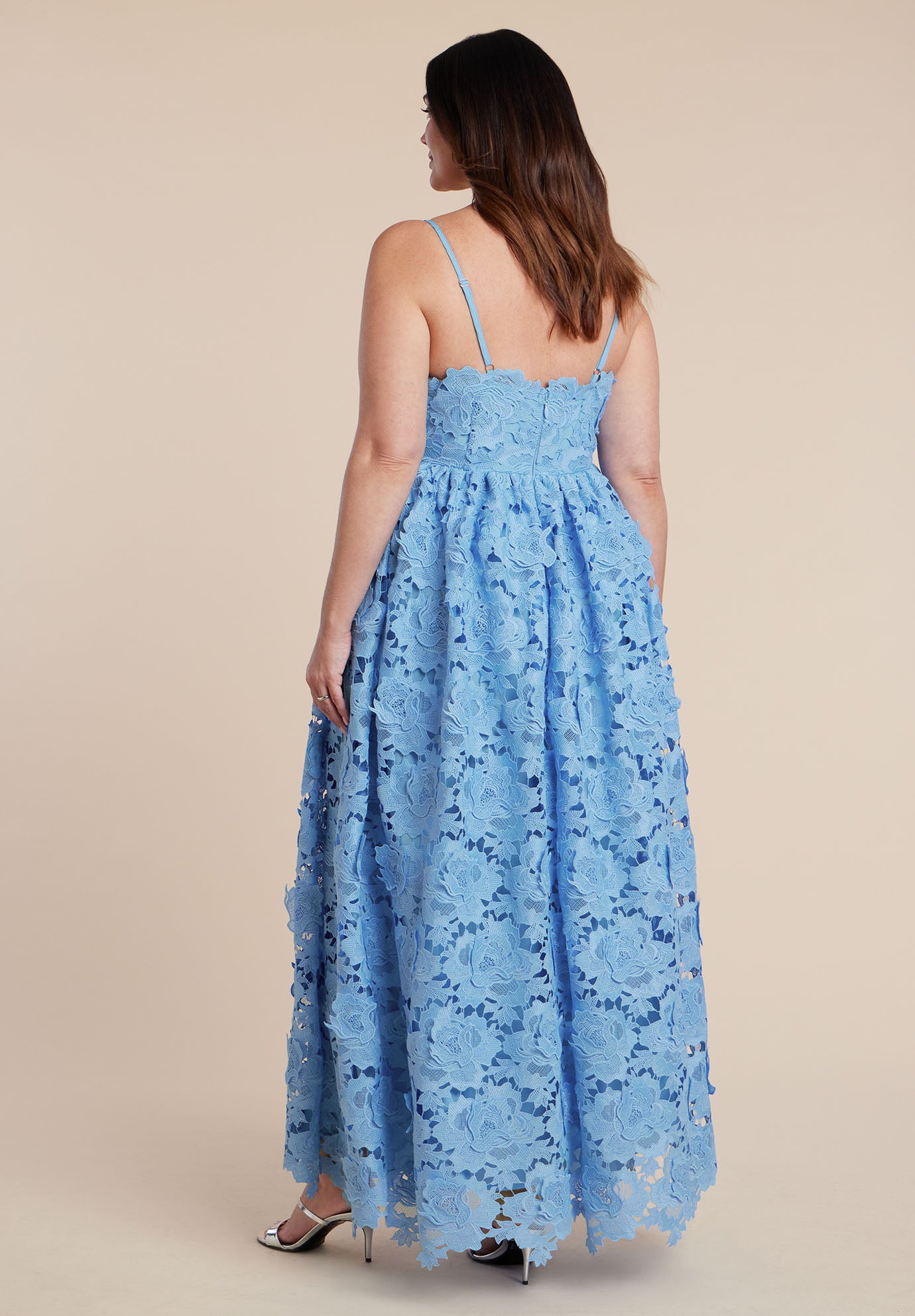 Fit And Flare Lace Gown image number 2