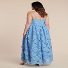 Fit And Flare Lace Gown image number null