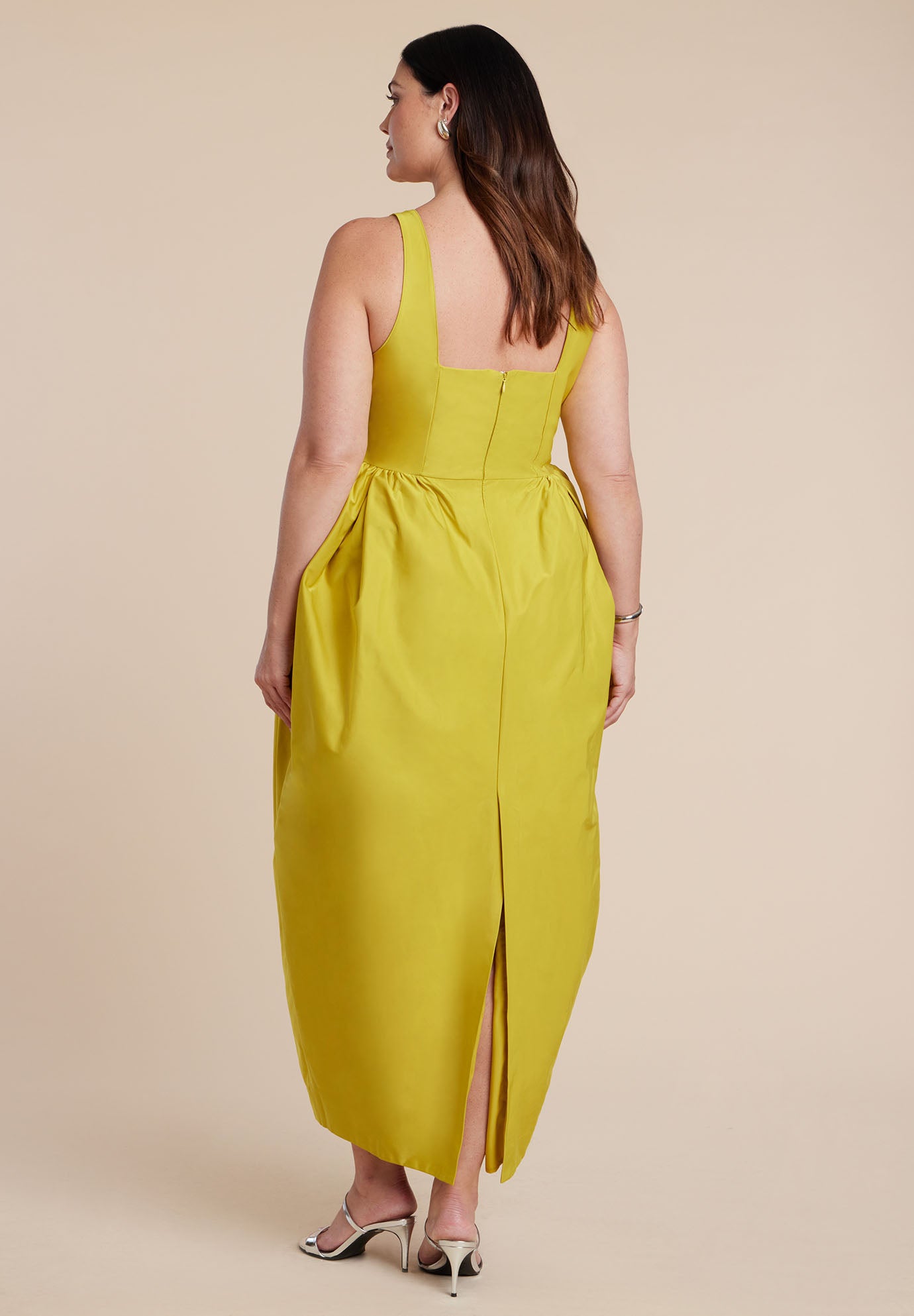 Pleated Tank Gown image number 2