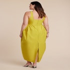 Pleated Tank Gown image number null