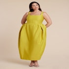 Pleated Tank Gown image number null