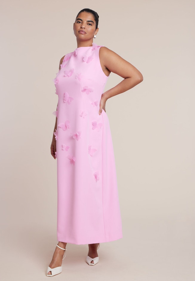 Applique Column Dress image number 1