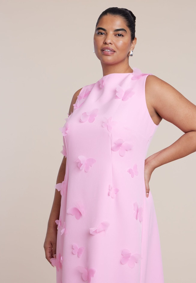 Applique Column Dress image number 2