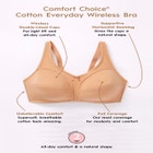 3-Pack Cotton Wireless Bra image number null