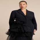 Dramatic Tiered Tulle Blazer image number null