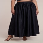 Taffeta Full Maxi Skirt image number null