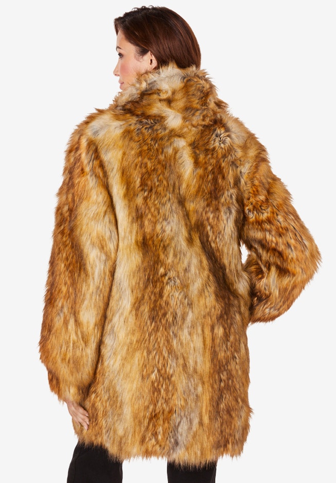 Short Faux Fur Coat image number 1