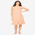 Sleeveless Knit Chemise Sleepshirt image number null