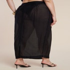 Sheer Printed Organza Skirt image number null