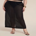 Sheer Printed Organza Skirt image number null