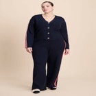 Lurex Stripe Cardigan image number null