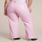 Cuffed Faux Leather Pant image number null