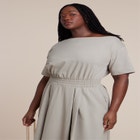 Asymmetrical Neck A-Line Dress image number null