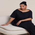 Asymmetrical Neck A-Line Dress image number null