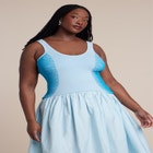 Flare Skirt Tank Dress image number null