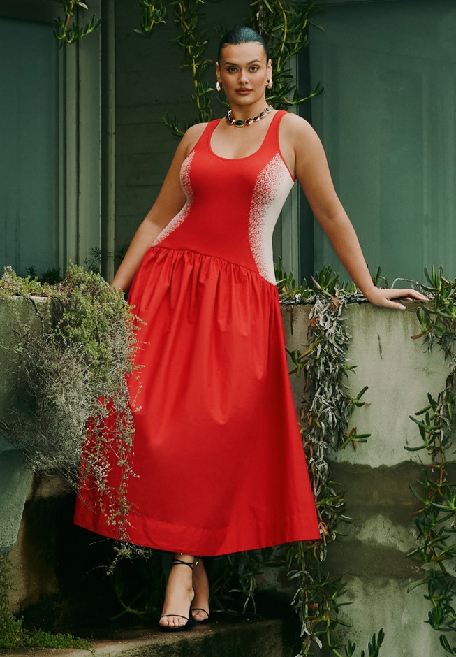 Flare Skirt Tank Dress Flare Skirt Tank Dress