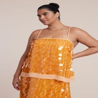 Layered Pailette Maxi Dress image number null