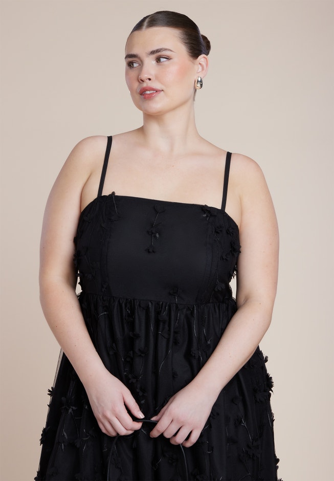 Floral Applique Dress image number 2