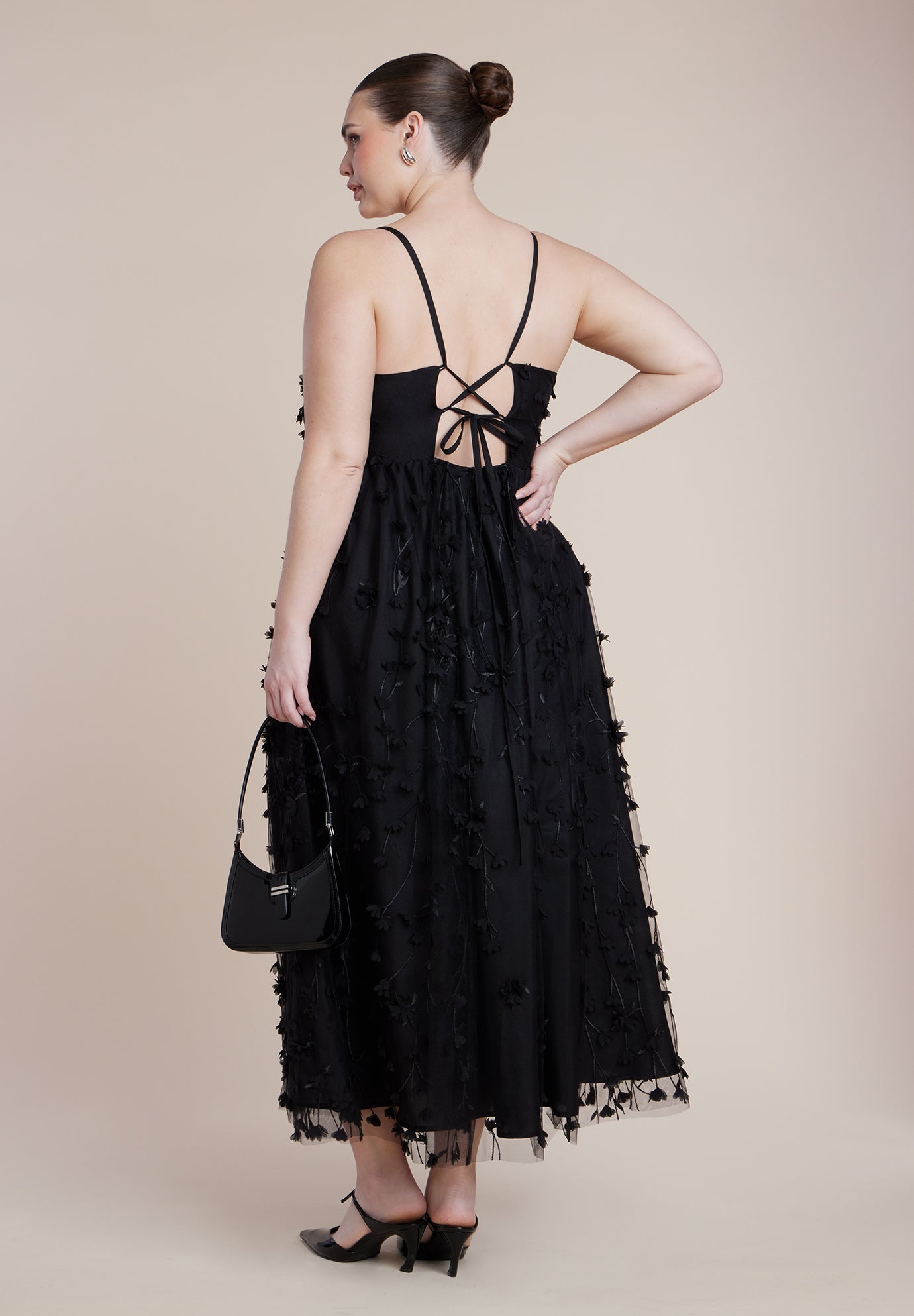 Floral Applique Dress image number 3