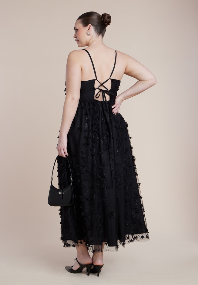 Floral Applique Dress image number 3