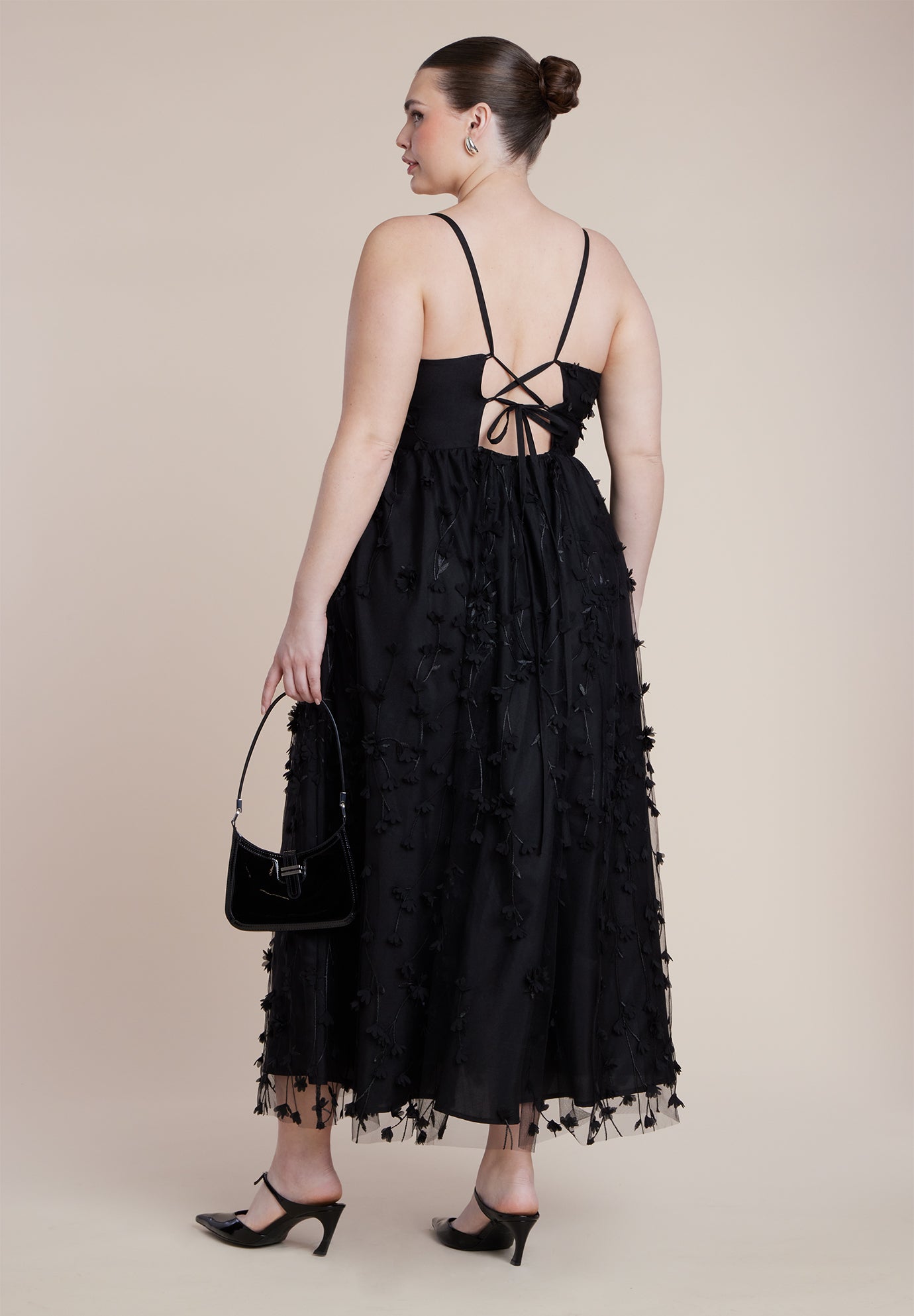 Floral Applique Dress image number 4