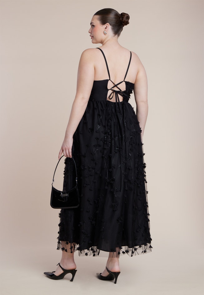 Floral Applique Dress image number 4