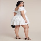 Textural Mini Bubble Dress image number null