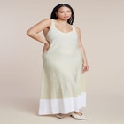 Contrast Hem Sweater Dress image number null