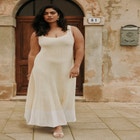 Contrast Hem Sweater Dress image number null