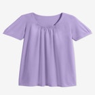 Perfect Short-Sleeve Shirred U-Neck Tunic image number null