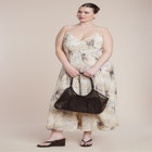 Printed Tie Straps Maxi Dress image number null