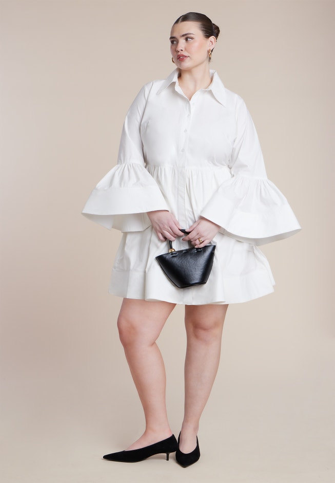 flare ruffle mini dress Strapless Tulle Mini Cocktail Dress Fit & Flare