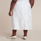 Floral Jacquard A Line Skirt image number null