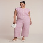 Tweed Effect Sweater Pant image number null