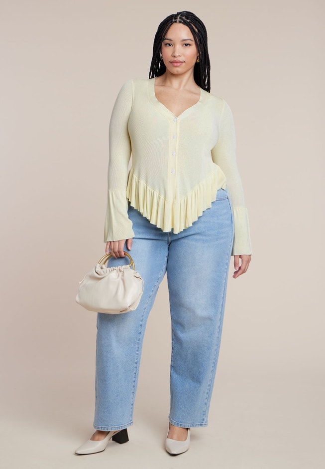 Ruffle Cardigan image number 1