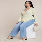 Ruffle Cardigan image number null