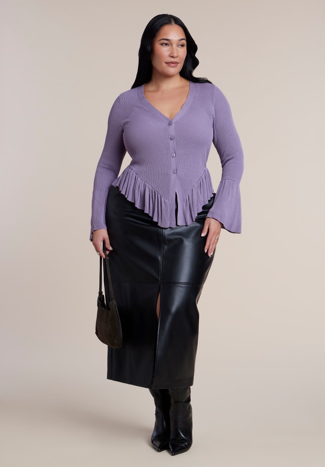 Ruffle Cardigan image number 2