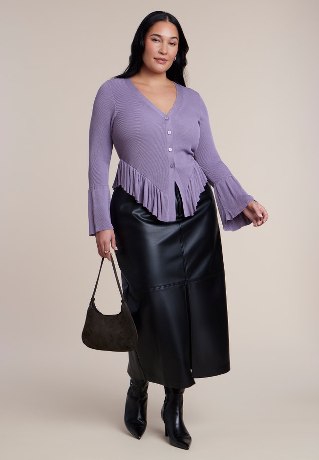 Ruffle Cardigan image number 3