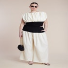 Colorblocked Wide Leg Pant image number null